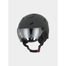 Casca schi 4F U096, viziera - gri inchis, XS/S(52-56CM)
