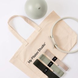 Set accesorii pentru Pilates, Bej
