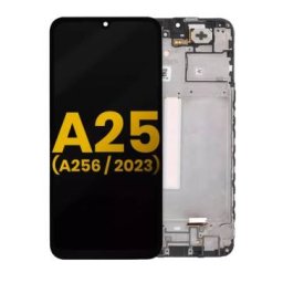 Display cu touchscreen si rama Samsung Galaxy A25 A256 Negru Service Pack
