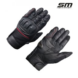Manusi moto din piele naturala SM Racewear Blade Air - Barbati - Sport Touring - Cu protectii si ventilatie eficiente - Diverse culori