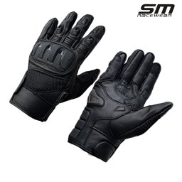 Manusi moto din piele naturala SM Racewear Blade Air - Barbati - Sport Touring - Cu protectii si ventilatie eficiente - Diverse culori
