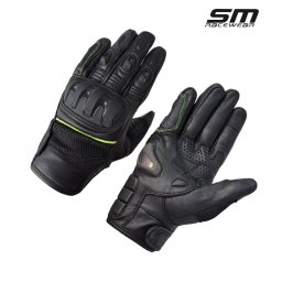 Manusi moto din piele naturala SM Racewear Blade Air - Barbati - Sport Touring - Cu protectii si ventilatie eficiente - Diverse culori