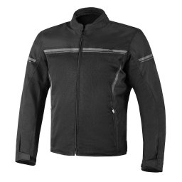 Geaca moto textila Moto ID Stelvio - Barbati - Impermeabila si Ventilata - Protectii CE coate si umeri - Negru