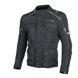 Geaca moto textila Moto ID Camino 2 - Barbati - Impermeabila si Ventilata - Protectii CE coate si umeri - Negru