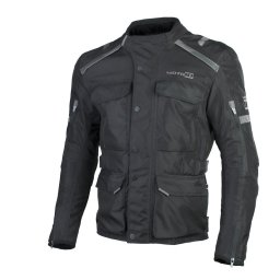 Geaca moto textila Moto ID Camino 2 - Barbati - Impermeabila si Ventilata - Protectii CE coate si umeri - Negru