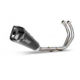 Sistem de evacuare complet 2x1 MIVV DELTA RACE negru otel pentru YAMAHA MT-07 700 2014-2020