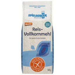 Faina integrala de orez bio FARA GLUTEN Demeter 500g Spielberger