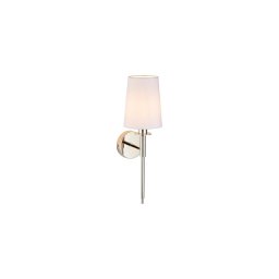 Endon 92949 - Lampă de perete, 1xE14/6W/230V, alb/crom lucios