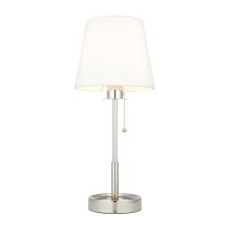 Endon 99596 - Lampă de masă 1xE27/10W/230V alb/crom lucios