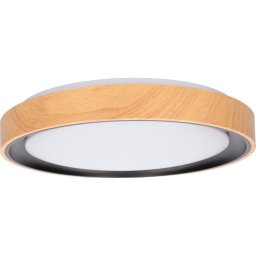 Brilagi - Plafonieră LED FLOCO, 24 W/230 V, Ø 30 cm, lemn/negru