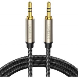 Cablu Audio 3.5mm - 3.5mm UGREEN AV125, 2m, Gri