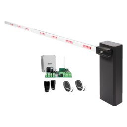 KIT complet bariera acces AUTO / 6 m, montaj universal ST/DR - MOTORLINE TURBO-6-LITE+ZUM75HTSL-6-KIT