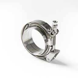 Colier V-Band evacuare 76 mm din inox cu flanse incluse