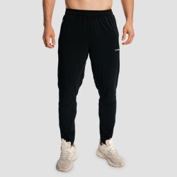 GymBeam Pantaloni de alergare pentru bărbați Pulse X Black XXL