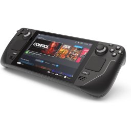 Consola portabila gaming Steam Deck, Wi-Fi, AMD APU, 16GB DDR5, 256GB NVMe SSD, Bluetooth, Steam OS, Negru