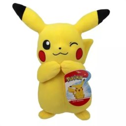 Jucărie de pluș Pokémon: Pikachu care face cu ochiul - 20 cm