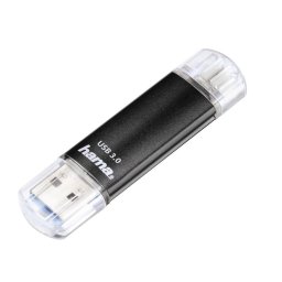 Memorie USB "Laeta Twin" USB 3.0, 64 GB, Negru