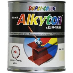 Vopsea antirugina,Alkyton,0.75L,alb lucios, RAL9010