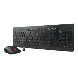 Tastatura Kit Wireless Tastatura Essential Gen2 Layout US Euro + Mouse Optic Negru