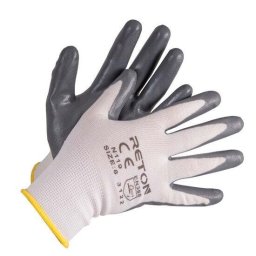 Manusi cu pelicula nitril gri prehensiune marita Nitro HS-04--001 BabblerLight/ N119 blister, 9