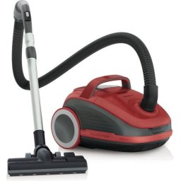 Aspirator cu sac 700 W filtru HEPA dublu control tactil rosu