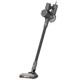 Aspirator vertical 2 in 1 Sticky 61 Eco Gold Led, 600W, 800 ml, Tip cyclonic, Gri/Auriu