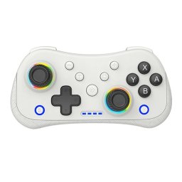 BLACKBIRD Controller Nintendo Switch/Lite/OLED/Android/iOS/PC BT 5.0 400mAh Alb RGB BH7051
