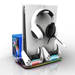 BLACKBIRD PS5 consolă cooler ventilator stație de încărcare játéktartó negru RGB BHDZ504BLACK