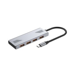 GEMBIRD 4-portos USB 3.2 (Gen 1) Type-C hub argint UHB-CM-U310-A4-01