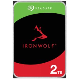 HDD NAS SEAGATE IronWolf 2TB CMR, 3.5, 256MB, 5400RPM, SATA, Rescue Services 3 ani, TBW: 180