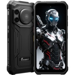 Telefon rugged Fossibot F110 Pro, 5G, 6.75-inch, Dimensity 6300, 8GB RAM + 128GB, NFC, Difuzor Puternic 128dB, Android 15, Gray