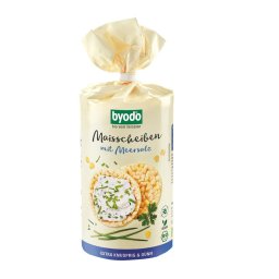 Rondele bio din porumb cu sare fara gluten 120g Byodo