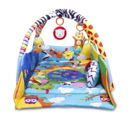 Salteluta interactiva, Lionelo, Anika, cu jucarii, Oglinda, Perna, Multicolor