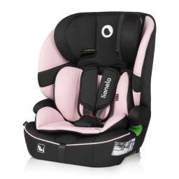 Scaun auto i-Size, Lionelo, Billy , 76 - 150 cm, 1 2 3, Isofix + top tether, Tetiera reglabila in 10 pozitii, Insertie ergonomica, Tapiterie lavabila, Testat la impact, Baza lata, Roz