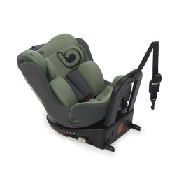 Scaun auto, Be Cool, Easy I-Size, Rotire 360 grade, 40 - 150 cm, 0 - 36 kg, cu Isofix si Centura Top Tether, Be Grass