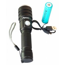 Lanterna Foton Super 1349 USB cu zoom, led 10W