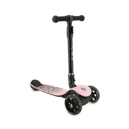 Trotineta pliabila cu roti LED pentru copii, 3 Ani+, MoMi San, Roz