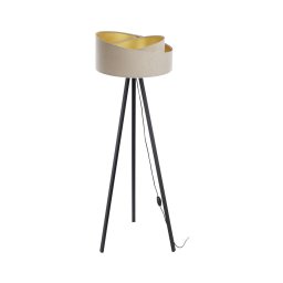 Lampă de podea GALAXY 1xE27/60W/230V bej/wenge