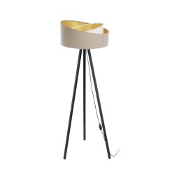 Lampă de podea GALAXY 1xE27/60W/230V bej/ alb/ wenge