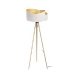 Lampadar GALAXY 1xE27/60W/230V alb/bej