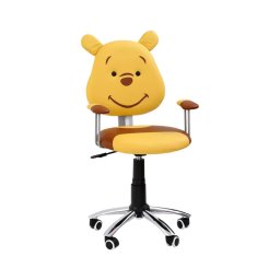 Scaun de birou TEDDY maro/galben