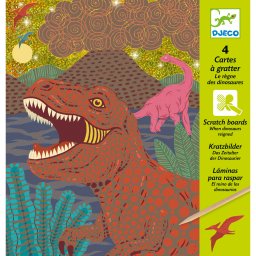 Joc creativ de razuit dinozauri, djeco