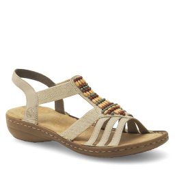 Sandale dama casual, piele ecologica,60851-62