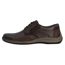 Pantofi barbati, Rieker, 05211-25-Maro, casual, piele naturala, cu talpa joasa, maro (Marime: 41)