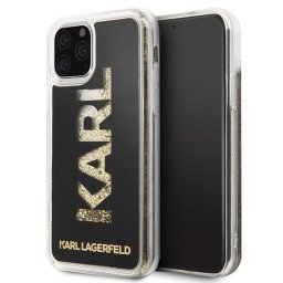 Husa Karl Lagerfeld Husa Glitter Logo iPhone 11 Pro Negru
