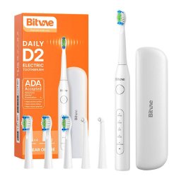 Periuta de dinti sonica 40000 VPM USB 350mAh Alb