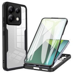 Husa Husa pentru Xiaomi Redmi Note 13 Pro 5G / Poco X6 + Folie - Techsuit ColorVerse 360 Series - Black