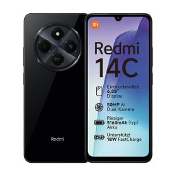 Smartphone Redmi 14C 128GB 4GB RAM Dual SIM Black