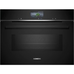 Cuptor Siemens CM776GKB1 IQ700 (black/stainless steel, with microwave function, 60 cm, Home Connect)