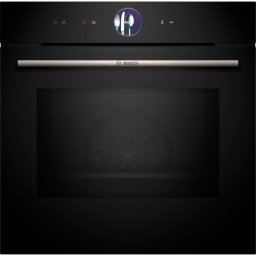 Cuptor Bosch HMG776NB1 Series 8 (black, with microwave function, 60 cm, Home Connect)